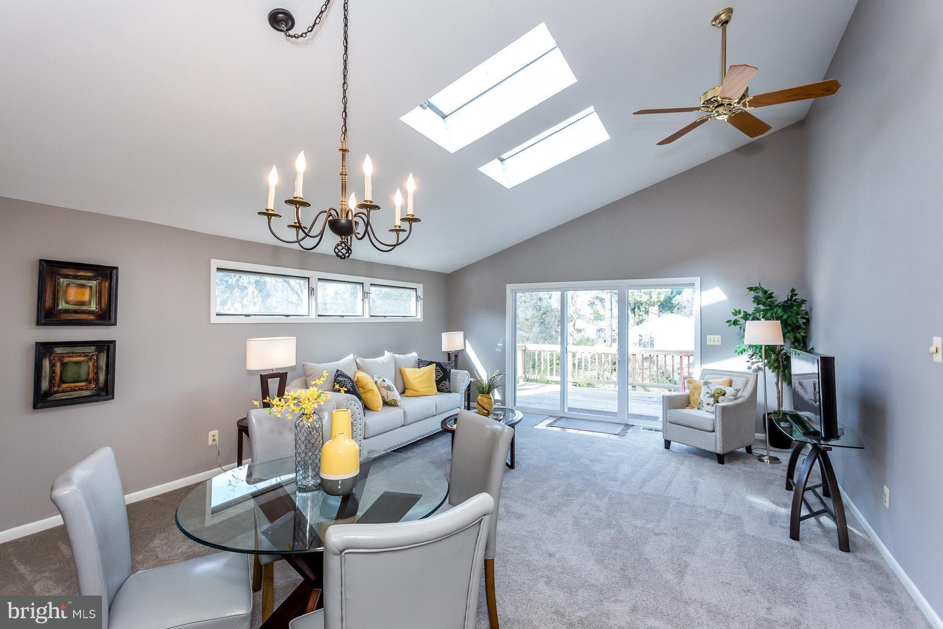 7204 Alger Road Falls Church, VA 22042 - Photo 11 of 30 Cathedral Ceilings, Skylights and Lots of Light