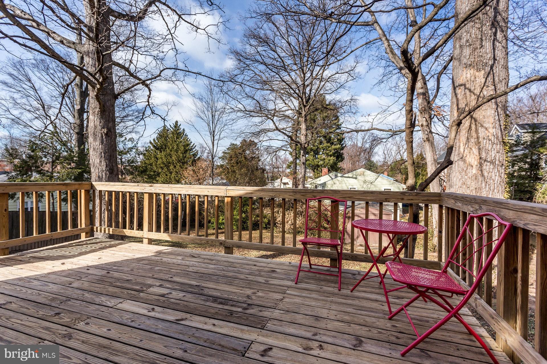 7204 Alger Road Falls Church, VA 22042 - Photo 28 of 30 Wood deck with views to yard
