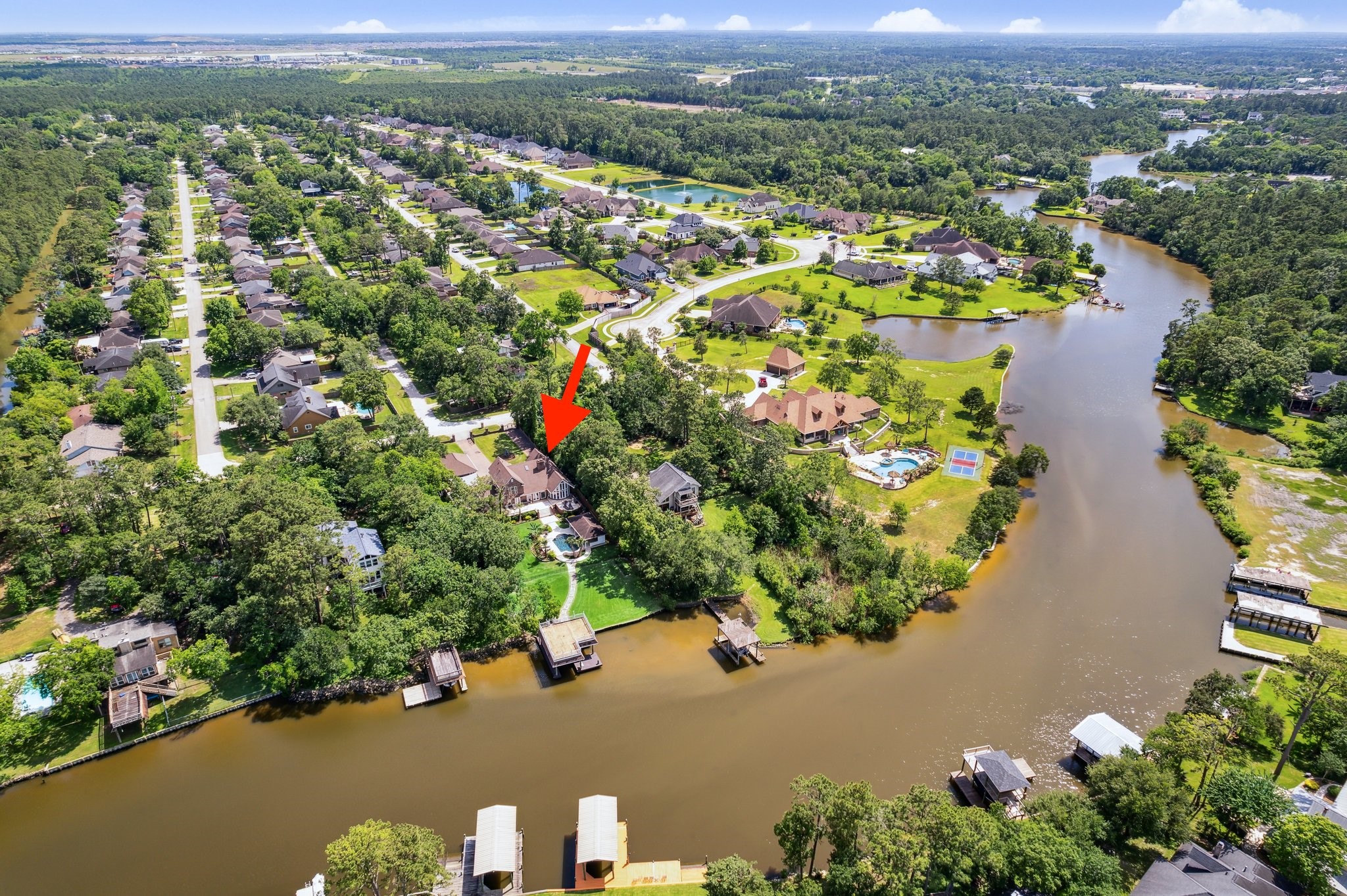 1917 Anchor Way Dickinson, TX 77539 - Photo 11 of 48 GORGEOUS VIEW! TAKE A BOAT RIDE RIGHT OUT OF YOUR OWN SLIP
