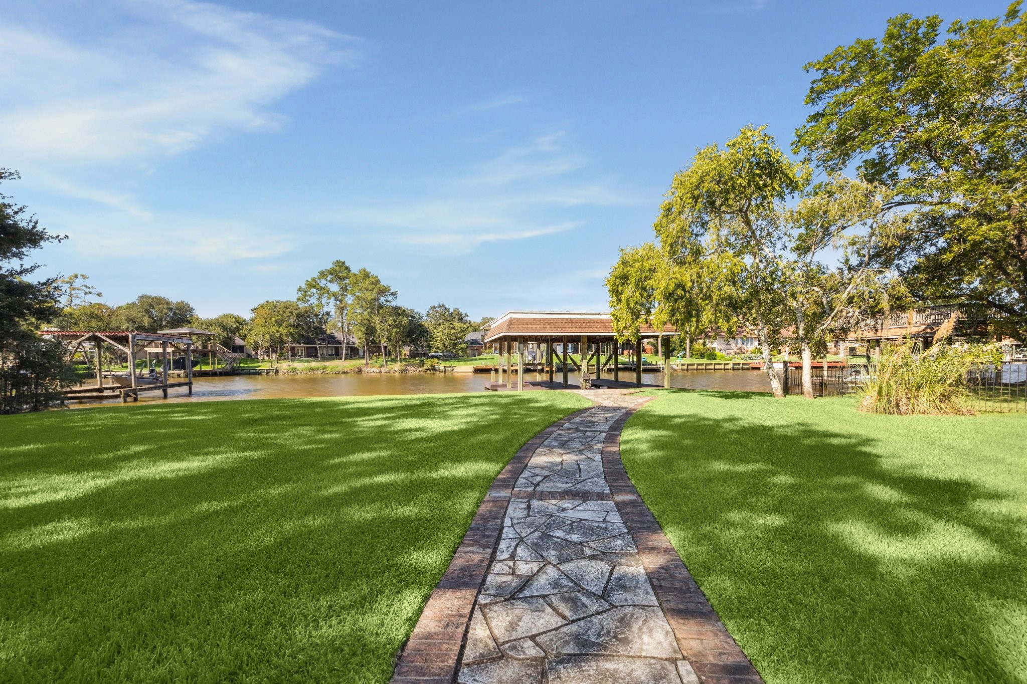 1917 Anchor Way Dickinson, TX 77539 - Photo 43 of 48 WALK OUT TO THE BAYOU AND GET ON YOUR OWN WATER CRAFTS