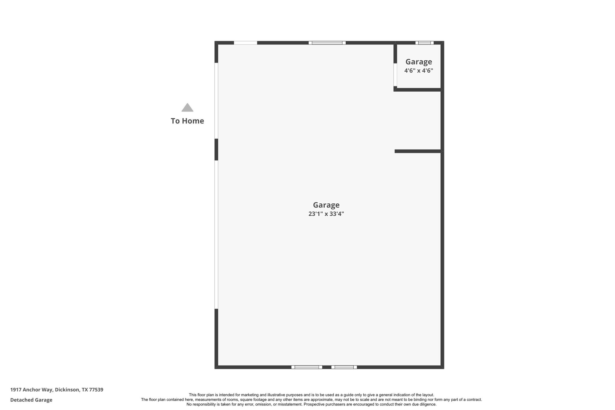 1917 Anchor Way Dickinson, TX 77539 - Photo 44 of 48 GARAGE WITH WC