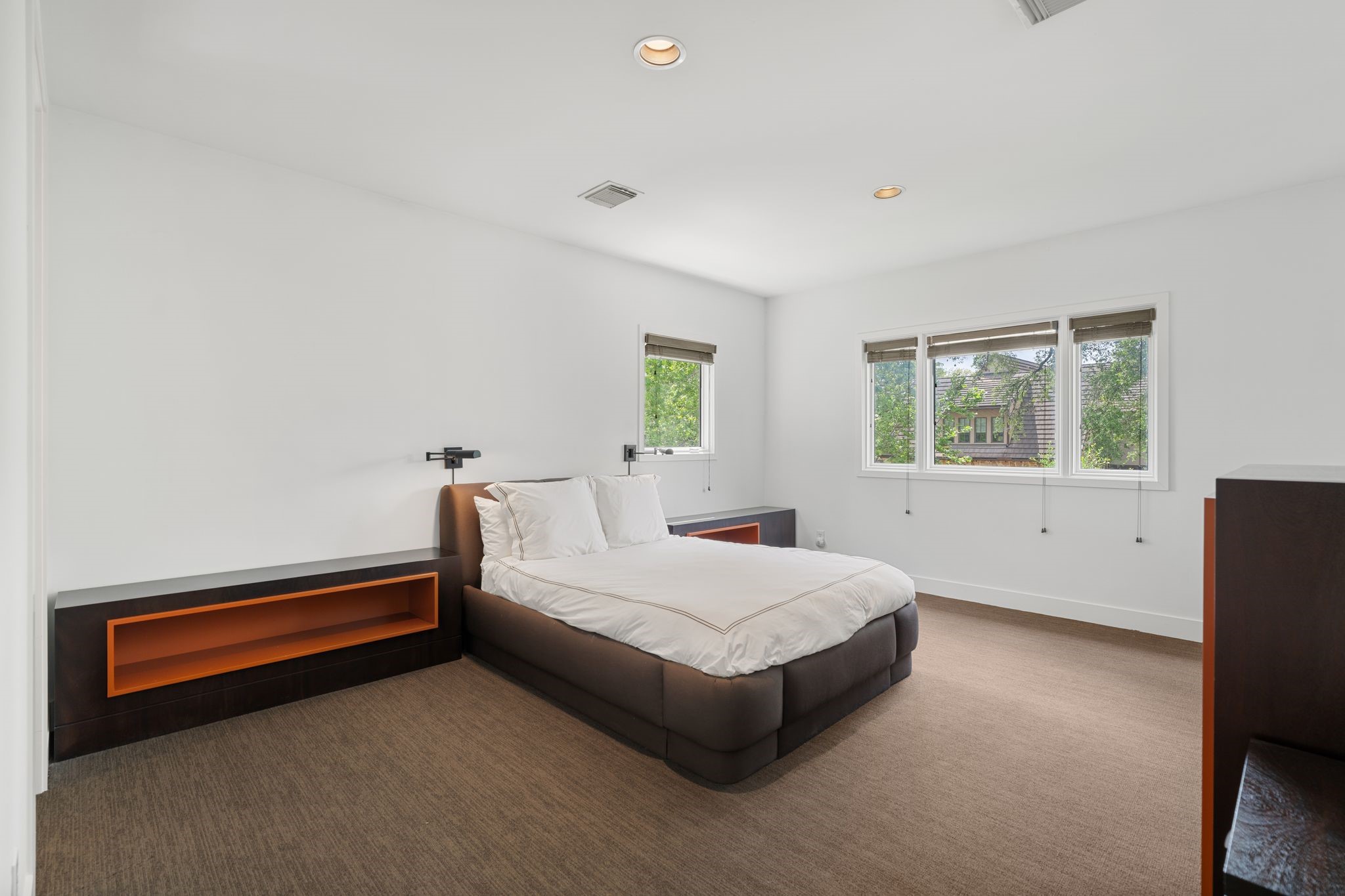 2409 Maconda Lane Houston, TX 77027 - Photo 35 of 40 a bedroom with a bed and a window