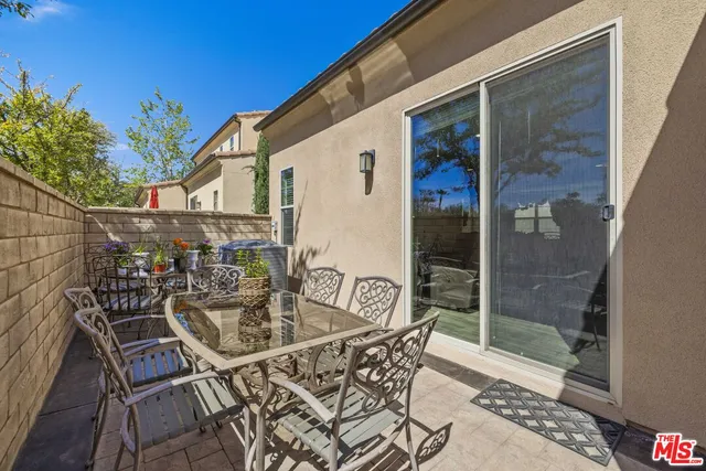 wooden floor outdoor seating and city view
