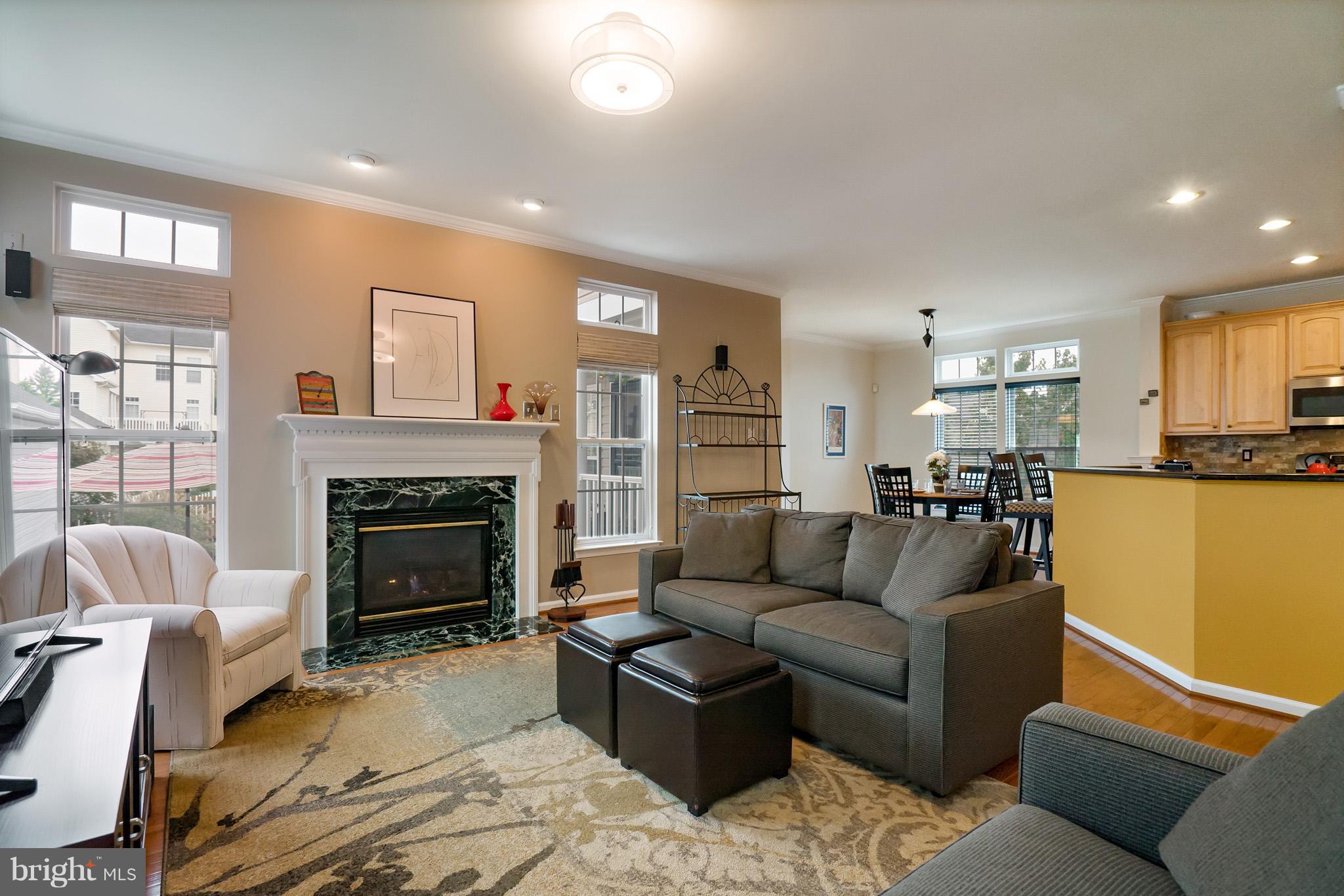 18411 Cornflower Road Boyds, MD 20841 - Photo 14 of 28 a living room with furniture and a fireplace
