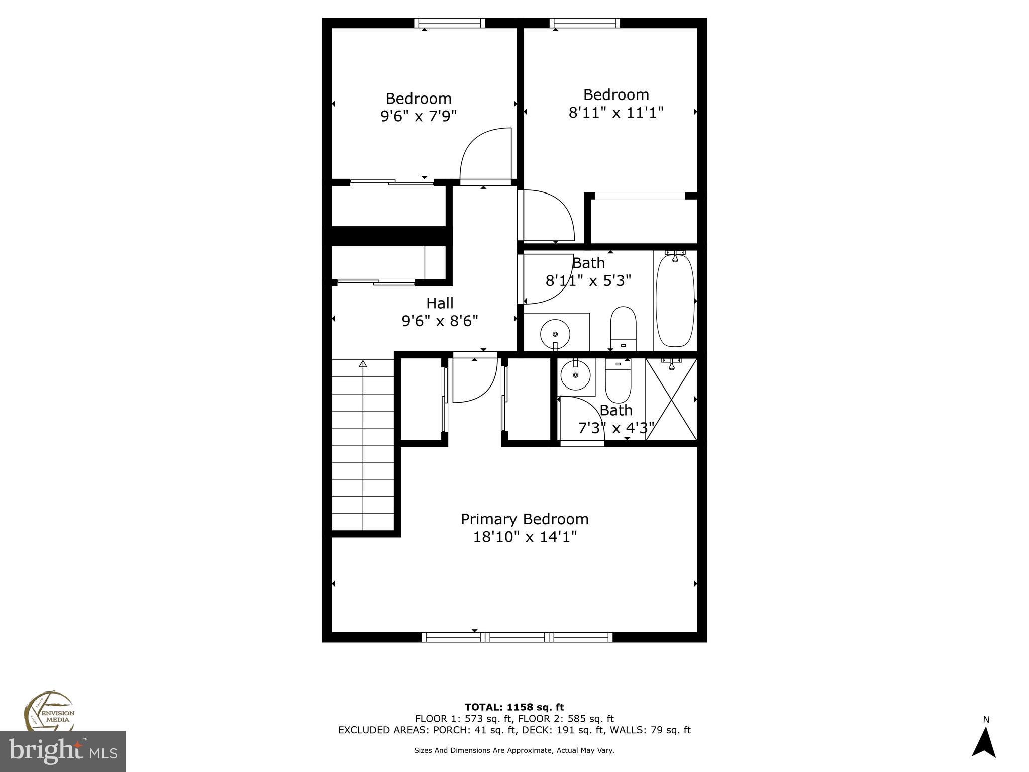 8536 F Street Chesapeake Beach, MD 20732 - Photo 26 of 26 a picture of a book and a bed