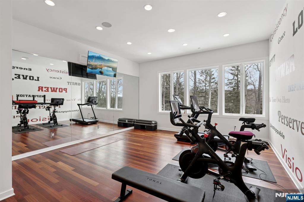 20 Mt Pleasant Road Morristown, NJ 07960 - Photo 10 of 41 a view of a room with gym equipment