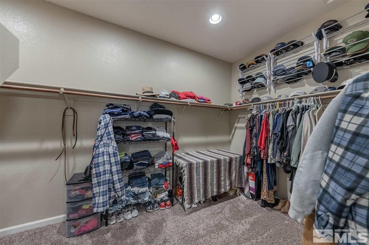 2935 Bonfire Lane Reno, NV 89521 - Photo 21 of 39 a view of walk in closet with clothes