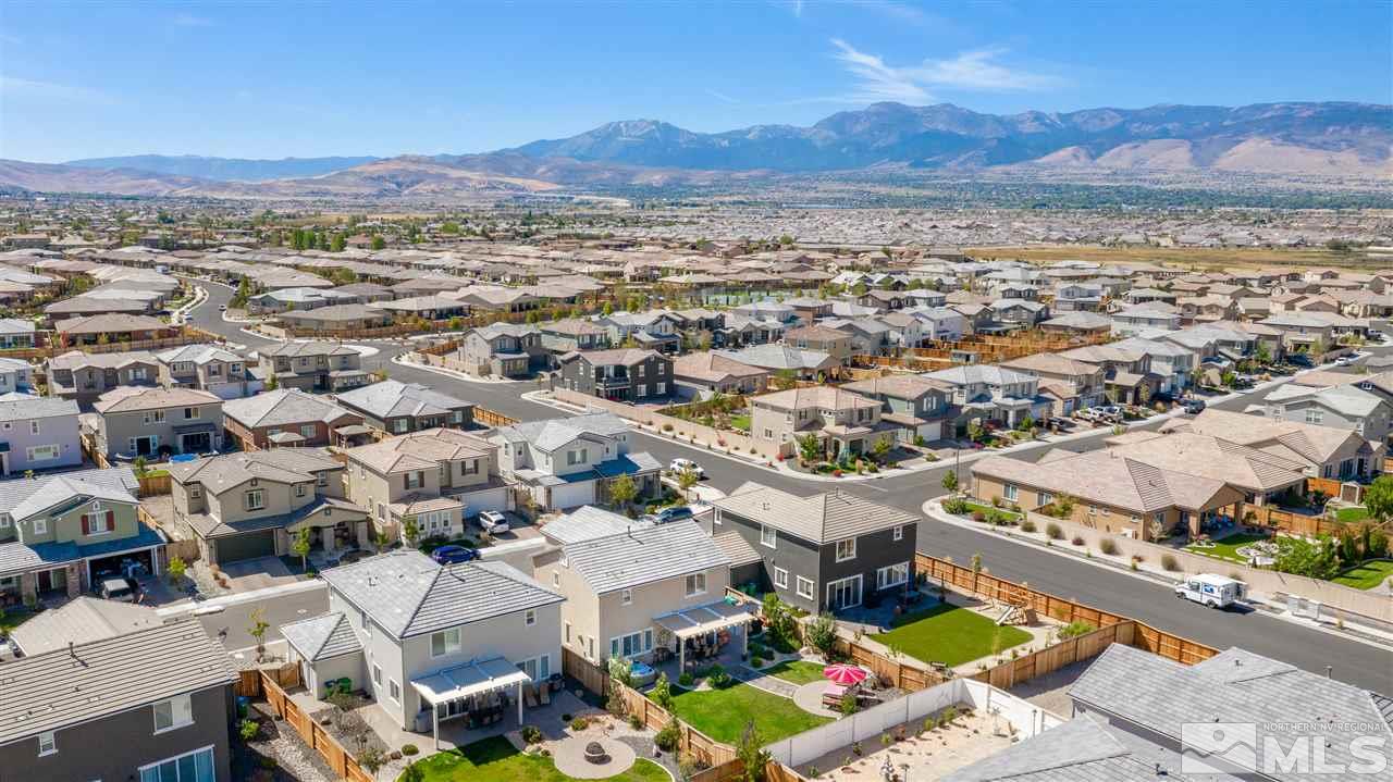 2935 Bonfire Lane Reno, NV 89521 - Photo 34 of 39 an aerial view of residential houses with outdoor space