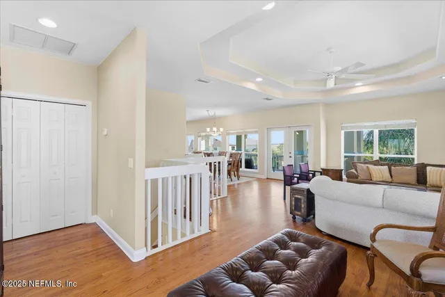 a view of a two chairs on the roof deck