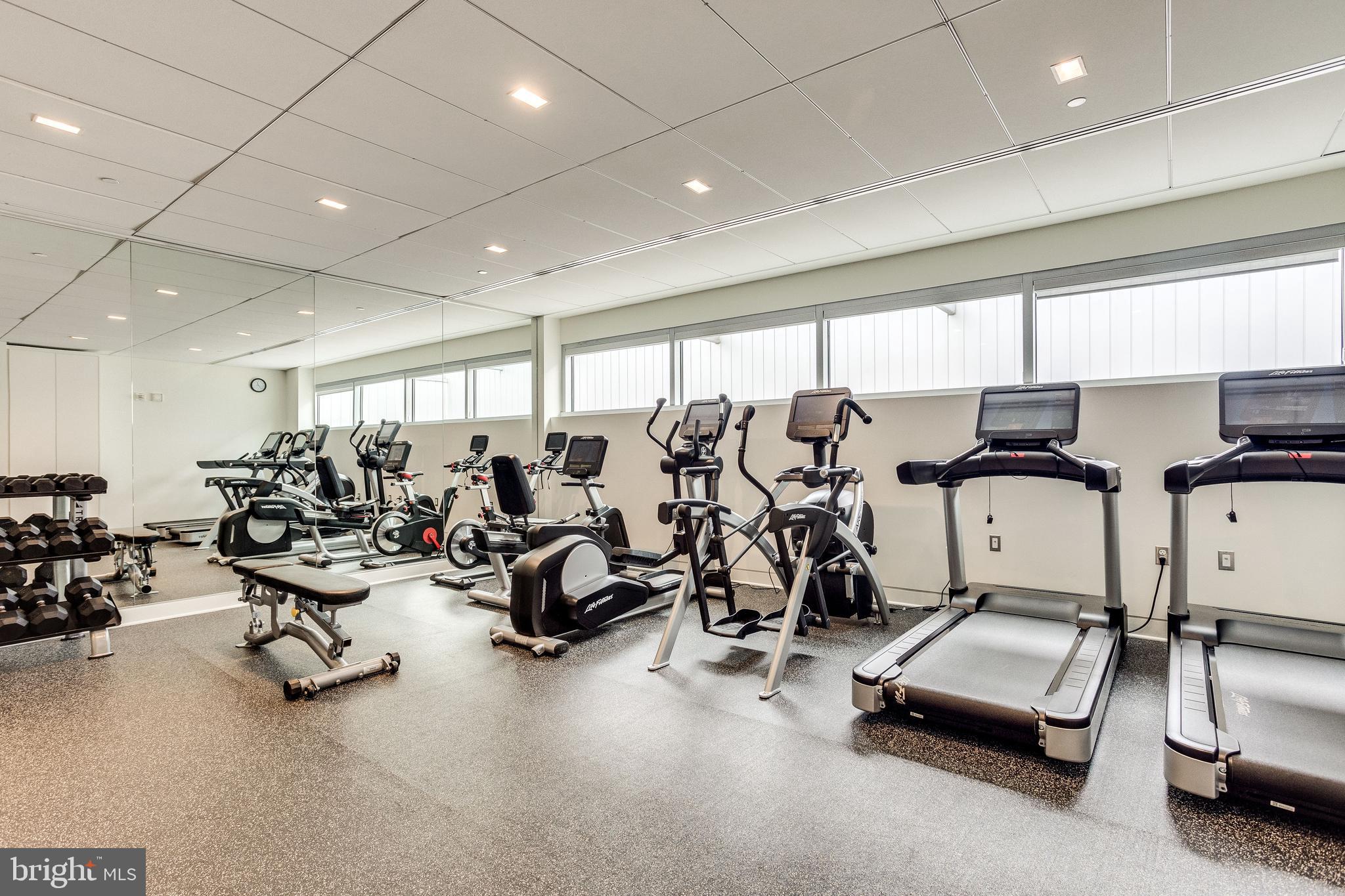 1177 22nd Street Northwest, Unit 7B Washington, DC 20037 - Photo 19 of 26 Rooftop gym