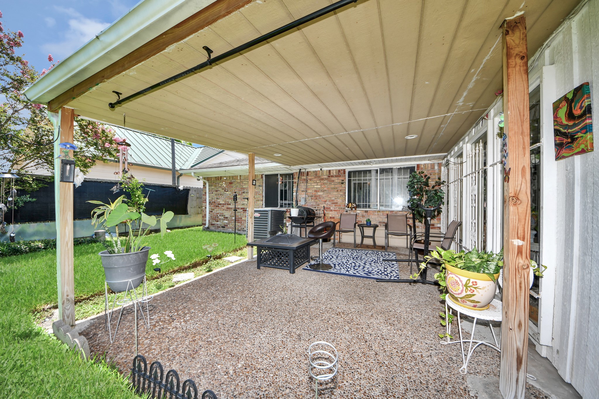 3901 Jeanetta Street Houston, TX 77063 - Photo 34 of 41 The back patio features large covered space.