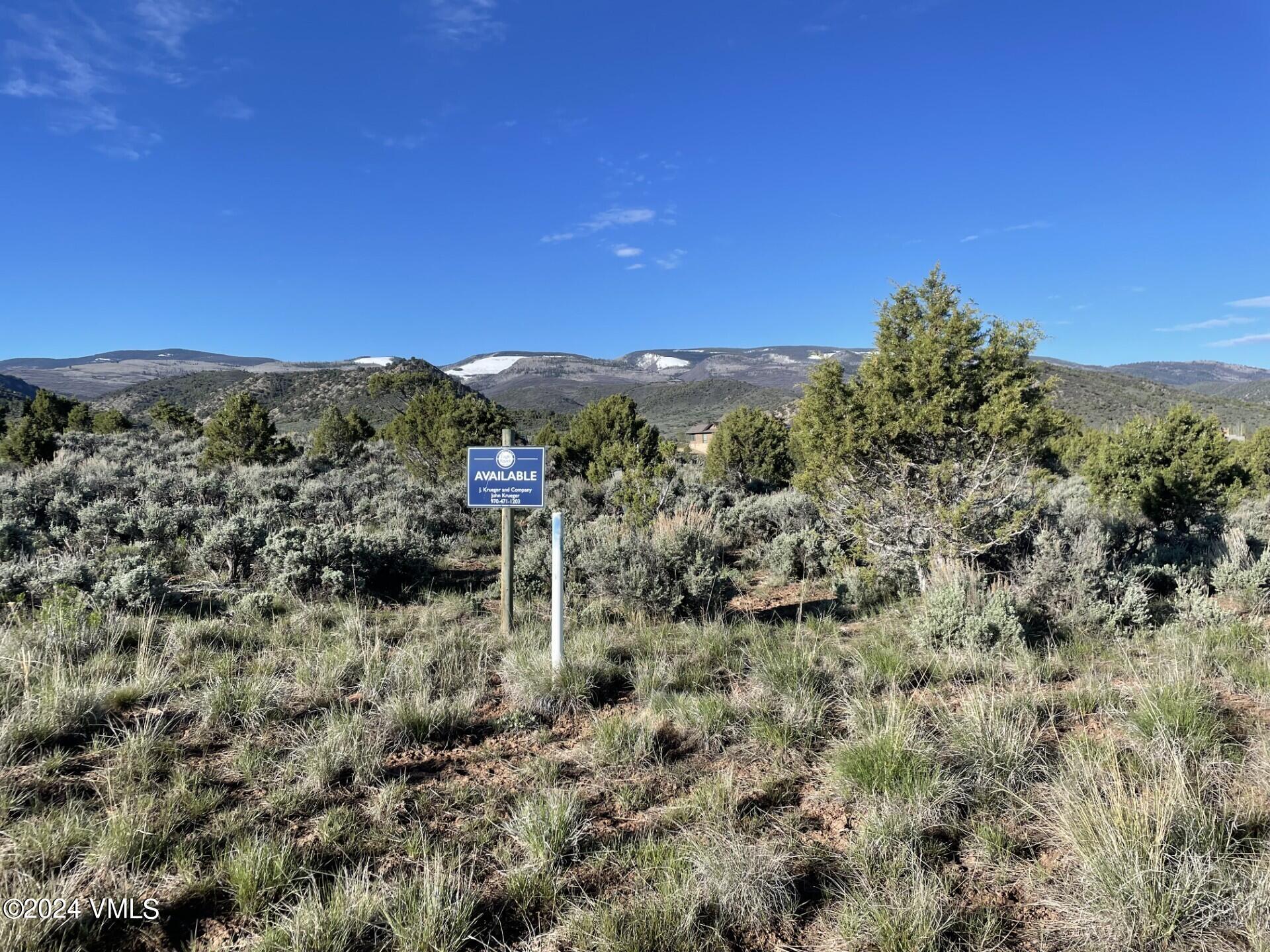 1446 East Haystacker Drive Eagle, CO 81631 - Photo 1 of 5 a view of a mountain in the distance in a field