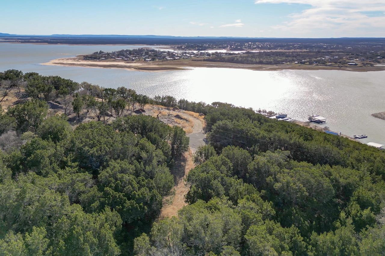 1007 Ed Low Drive Burnet, TX 78611 - Photo 13 of 15 an aerial view of a city and lake view
