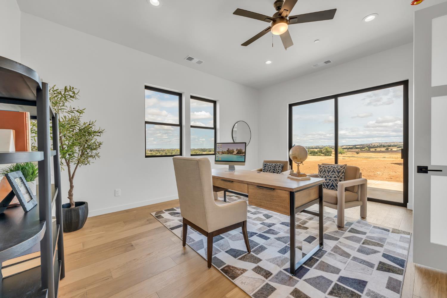 331 Big Ben Road Lincoln, CA 95648 - Photo 43 of 79 a workspace with furniture window and wooden floor