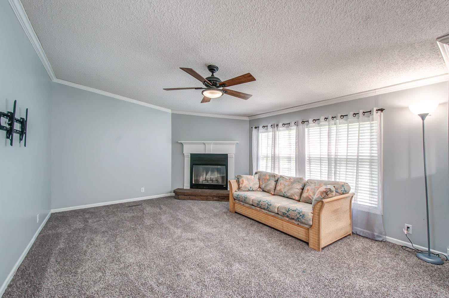 105 Fisher Road Dickson, TN 37055 - Photo 16 of 43 a living room with furniture and a large window