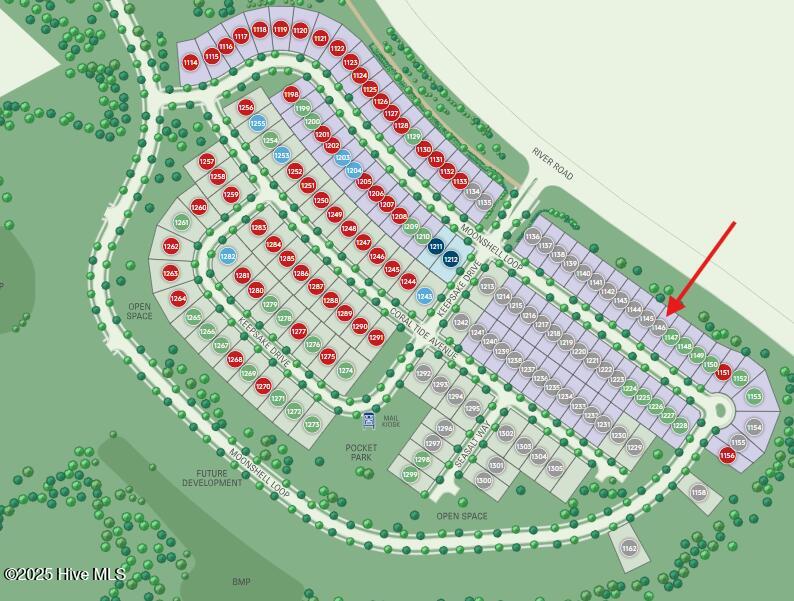 5940 Moonshell Loop Wilmington, NC 28412 - Photo 2 of 3 Lot Map of 1146