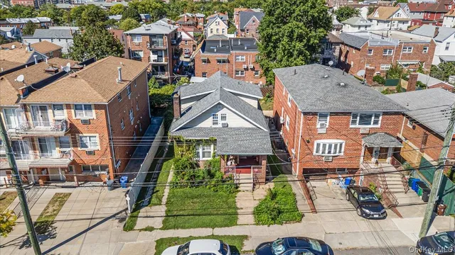 a aerial view of a house