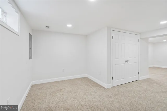 a view of an empty room