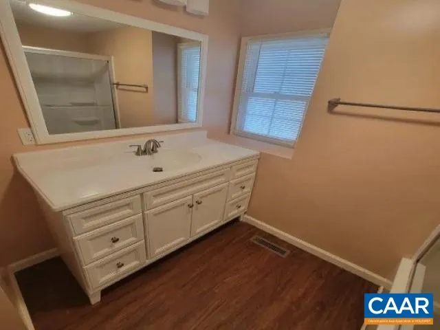 a room with a washer and dryer