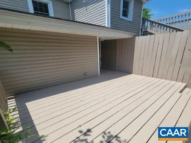a view of a roof deck