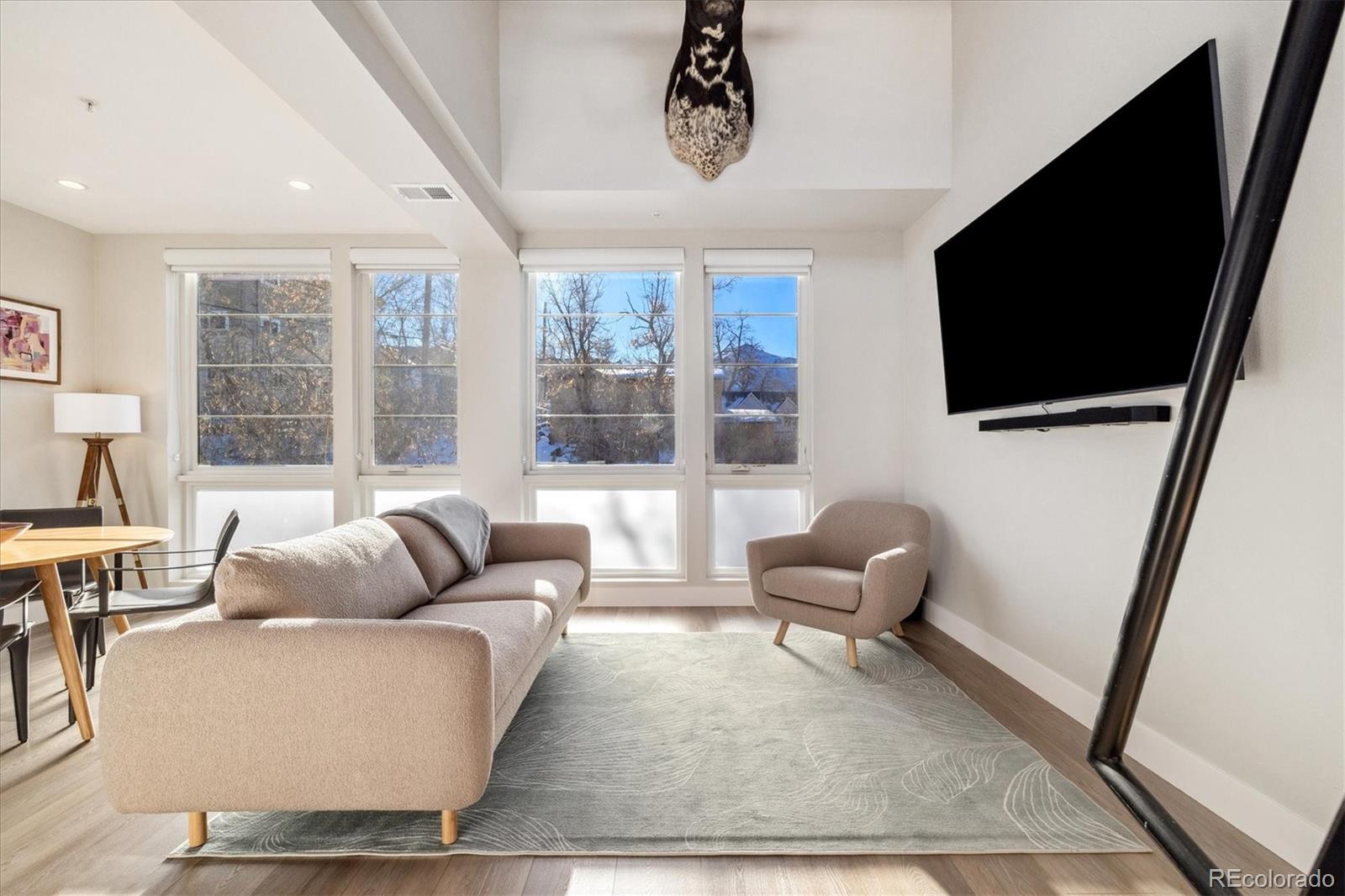 1401 Jackson Street, Unit 204 Golden, CO 80401 - Photo 14 of 26 a living room with furniture tv and a window