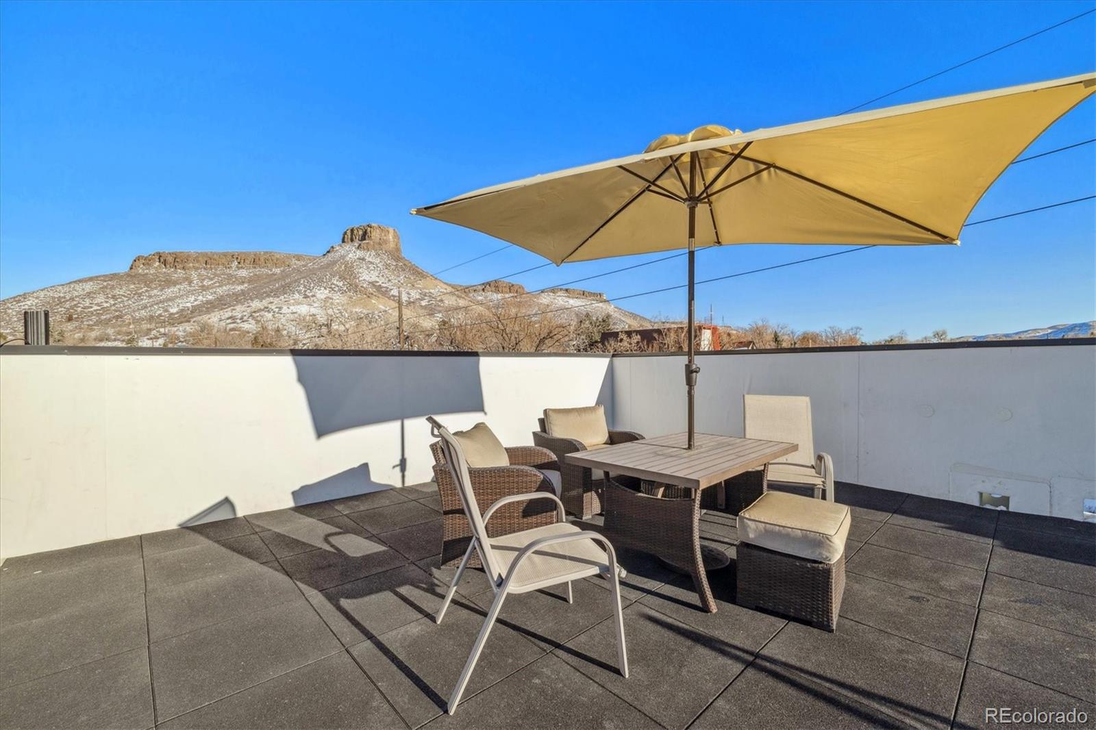 1401 Jackson Street, Unit 204 Golden, CO 80401 - Photo 20 of 26 a view of an outdoor sitting area with furniture