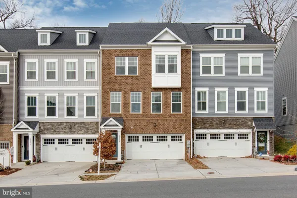 a front view of a residential apartment building