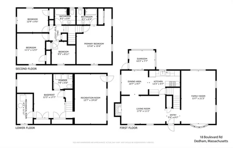 $769,000 | 18 Boulevard Road, Dedham, MA 02026
