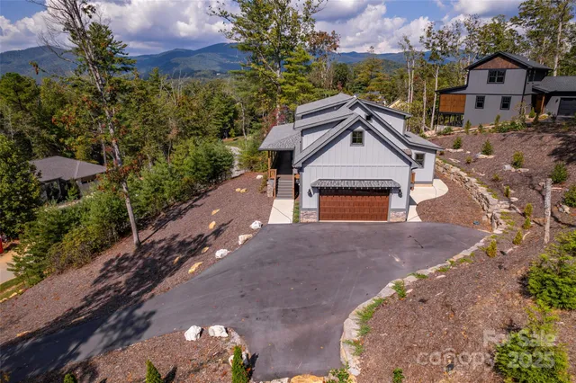 a front view of a house with windows