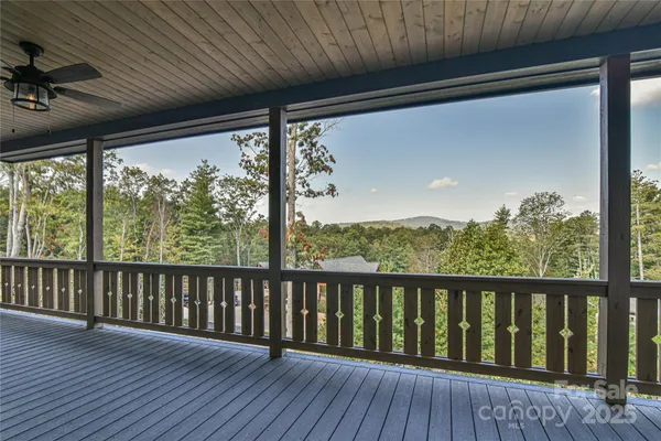 a view of a porch
