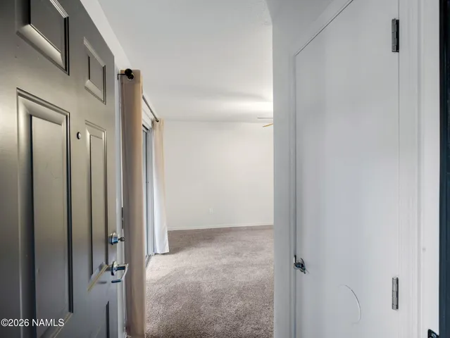 a view of closet area