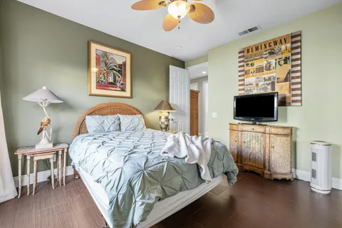 a view of a city and an ocean