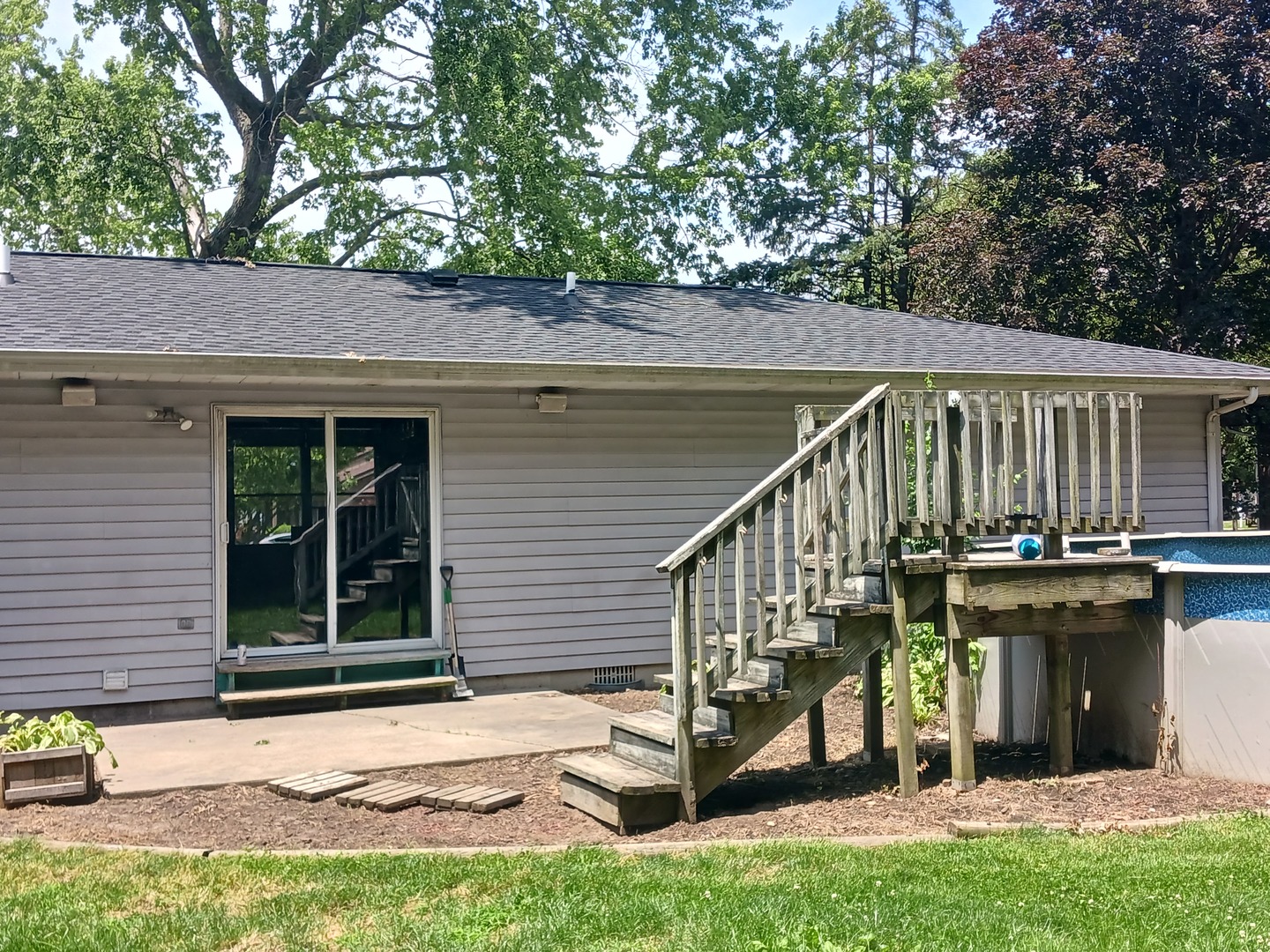 9 Southview Drive Sidney, IL 61877 - Photo 20 of 21 a view of house with deck and outdoor seating