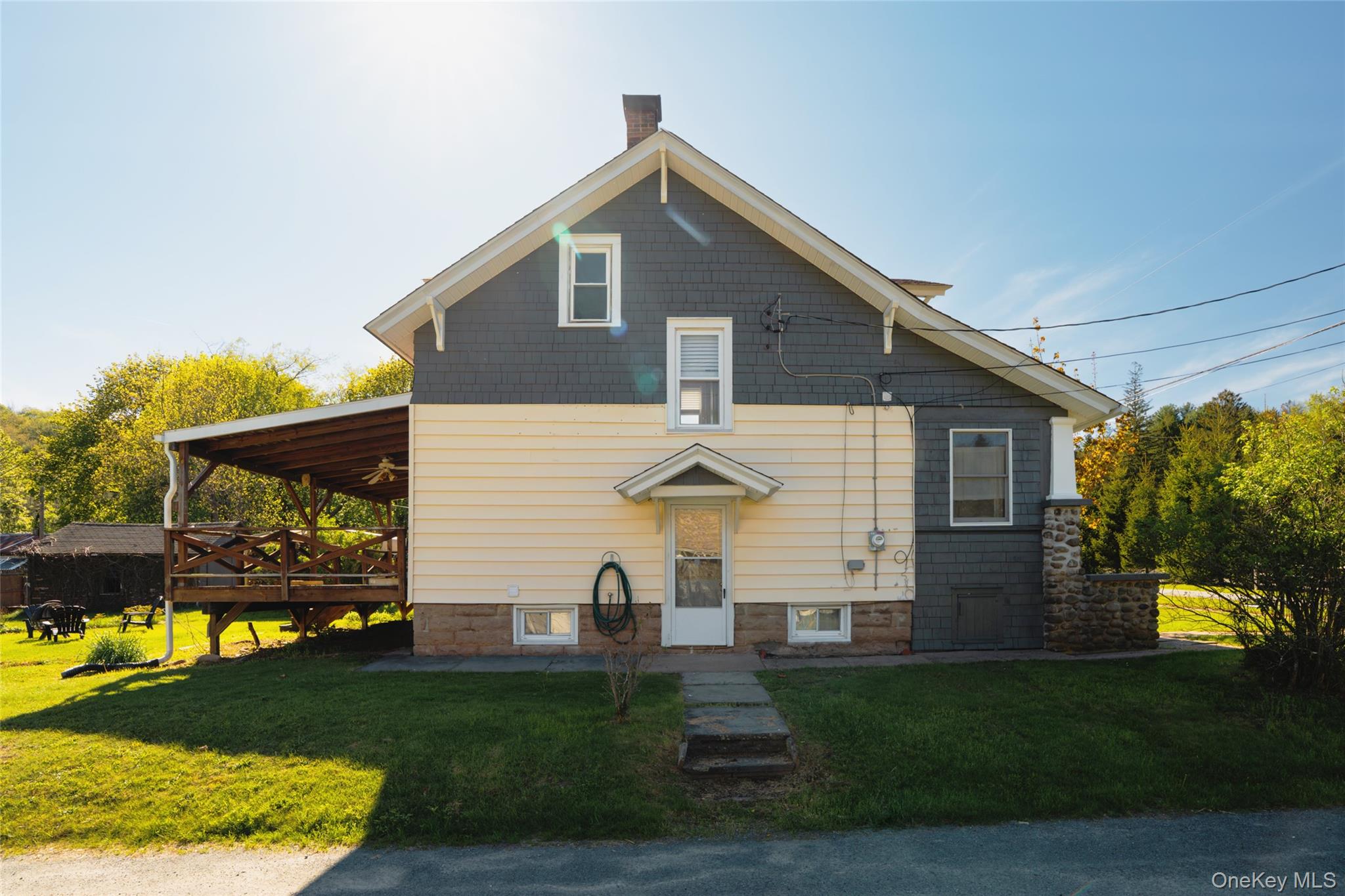 10 Fred Hessinger Road Callicoon Center, NY 12724 - Photo 21 of 28 a front view of house with a garden