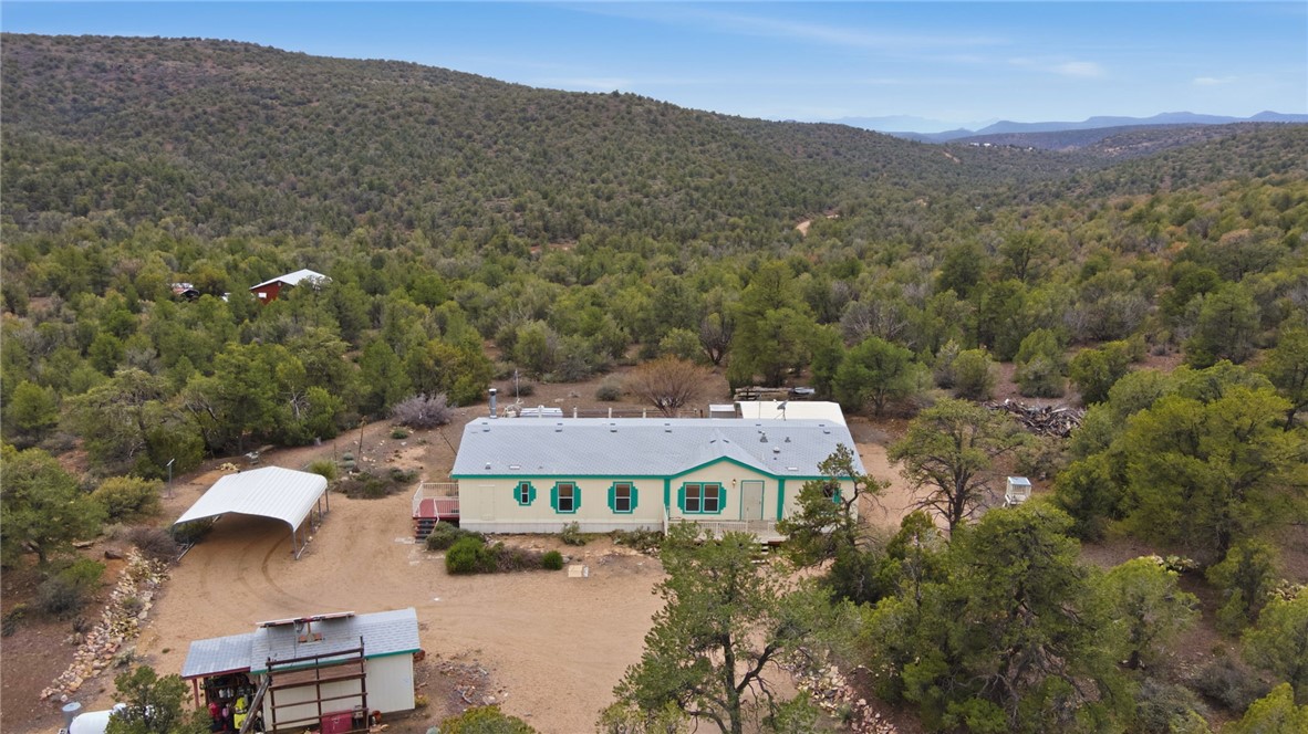 4619 North Lookout Canyon Road Kingman, AZ 86401 - Photo 36 of 50 an aerial view of a house