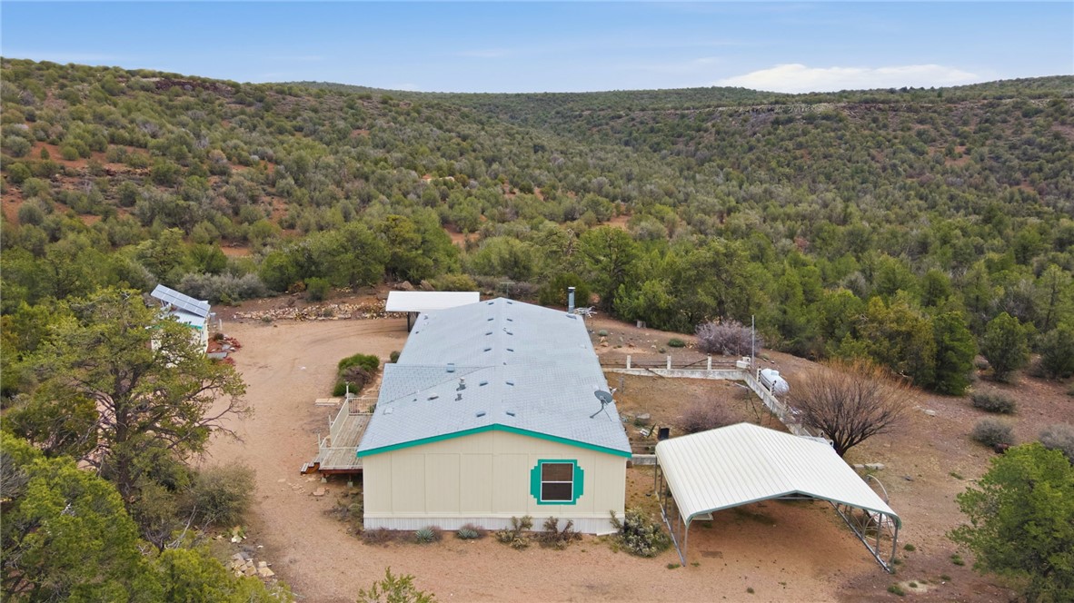 4619 North Lookout Canyon Road Kingman, AZ 86401 - Photo 43 of 50 an aerial view of a house with a yard