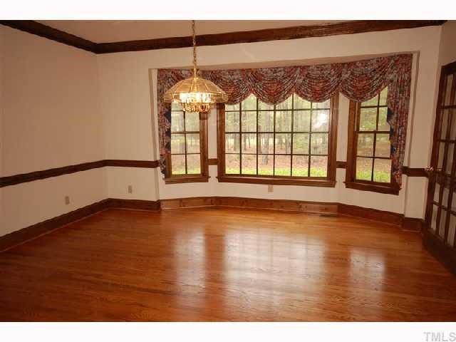 602 Neodak Road Apex, NC 27523 - Photo 6 of 12 Plenty of room for entertaining and holiday dinners! Enjoy the view through the bay window.