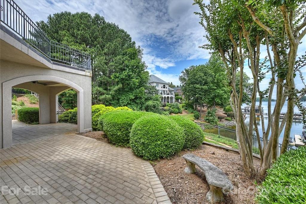 17519 Jetton Road, Unit 390 Cornelius, NC 28031 - Photo 25 of 31 a view of a garden from a patio