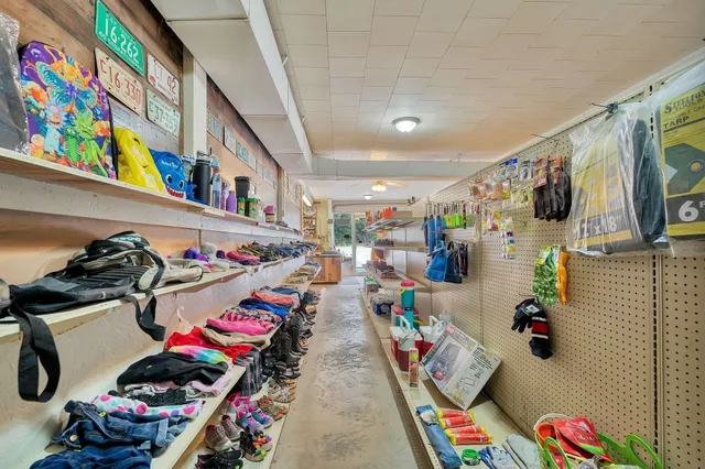 a view of storage and utility room