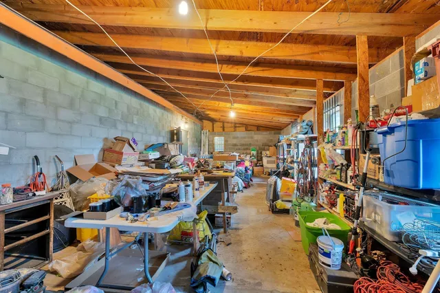 a view of storage and utility room