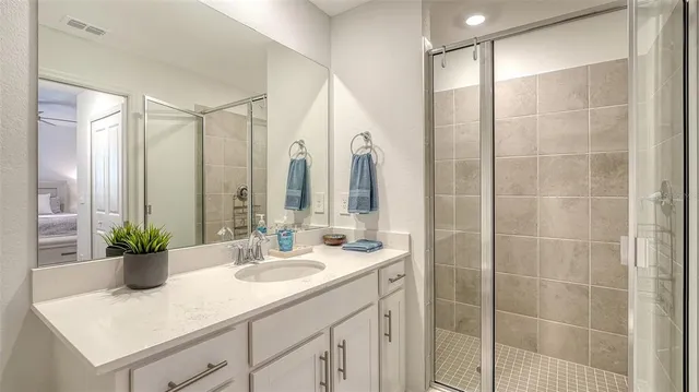 a car parked in front of a house