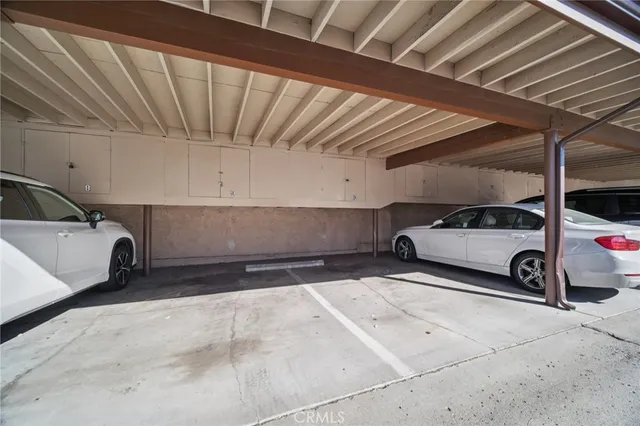 a view of a storage utility room