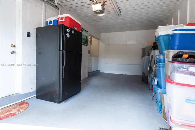 a view of storage and utility room