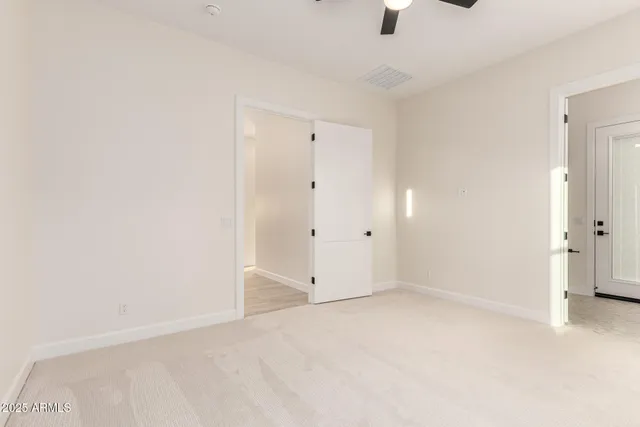 a view of a back yard of the building