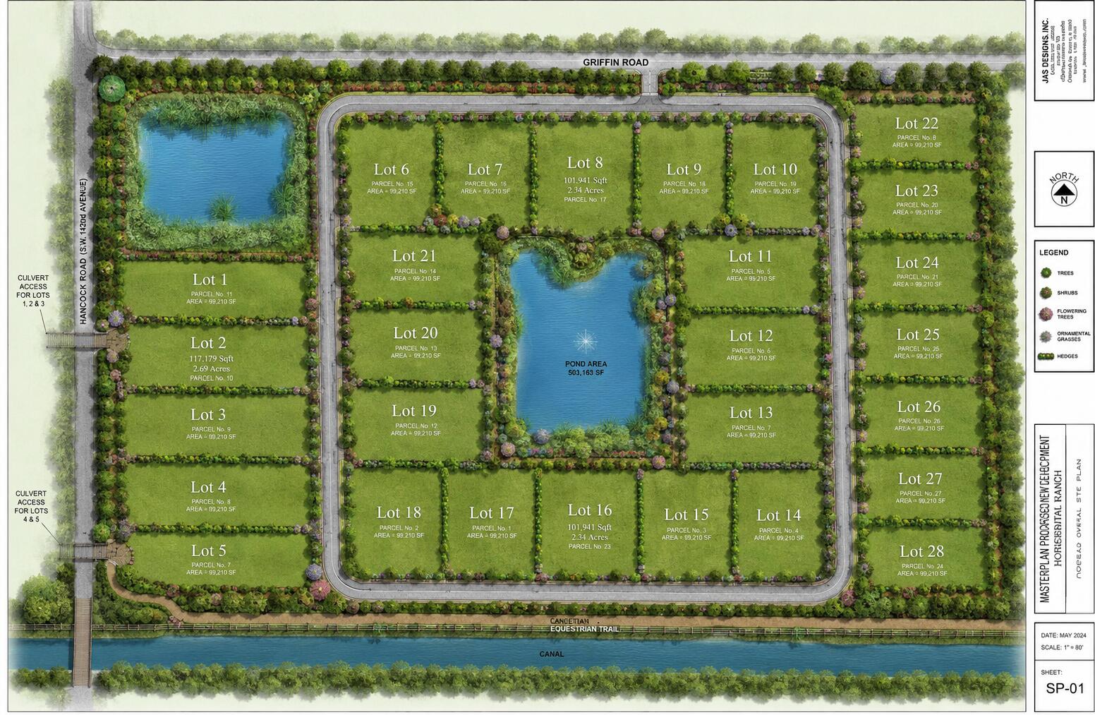 13900 Griffin Road Southwest Ranches, FL 33330 - Photo 2 of 10 83 ACRES - 28 LOTS - RENDERING