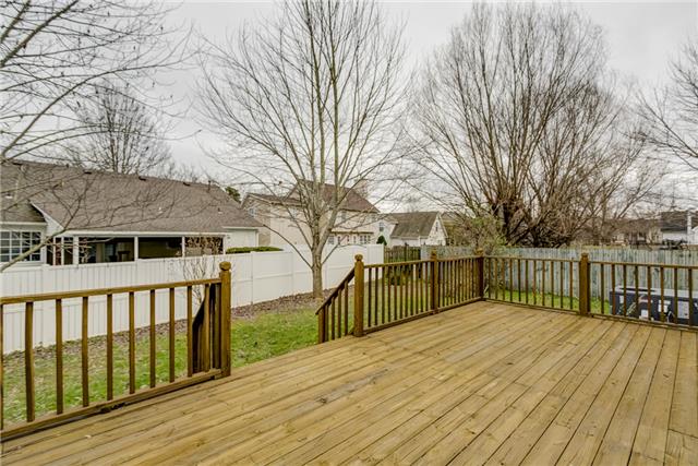 2027 Spring Meadow Circle Spring Hill, TN 37174 - Photo 18 of 20 Your new home features a huge deck perfect for entertaining and grilling.