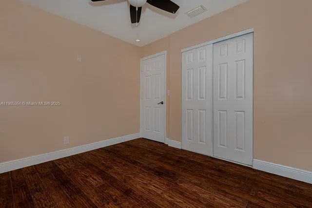 wooden floor in an empty room