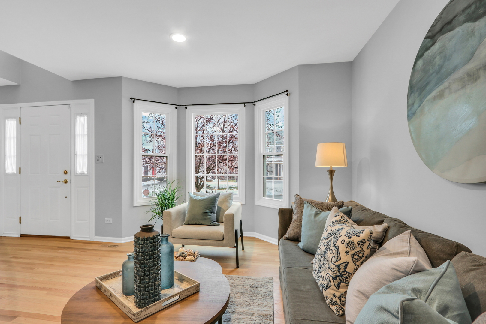 310 Concord Square Gurnee, IL 60031 - Photo 10 of 46 a bed room with a bed and a couch