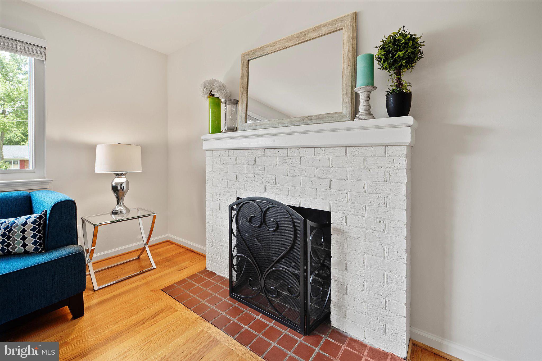 7403 Bath Street Springfield, VA 22150 - Photo 9 of 60 WOOD-BURNING FIREPLACE