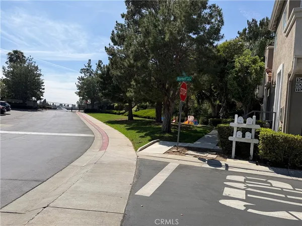 a view of a room with stairs